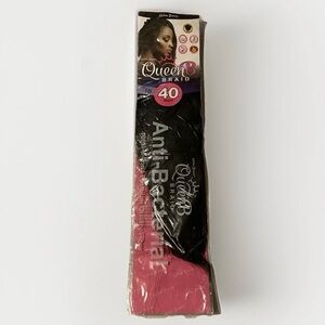 Queen B Braid 40” pre stretched hair anti-bacterial color 1B NEW